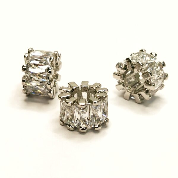 Starplika ar cirkoniem 10*6,5 mm