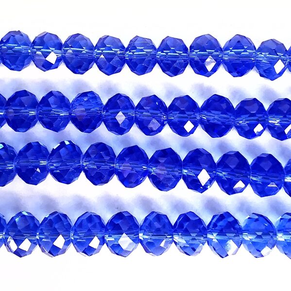 Stikla kristālu virtene 10*8mm