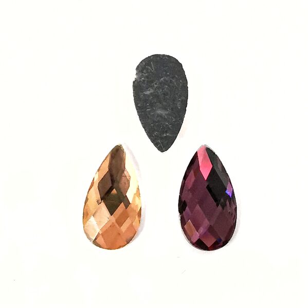 Stikla kabošons 21.5*12mm